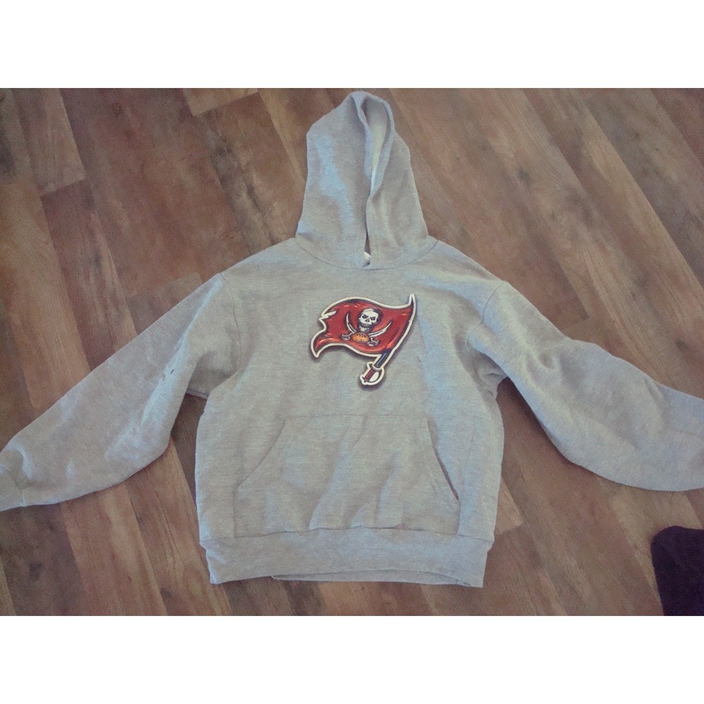 TAMPA BAY BUCCANEERS HOODIE 10/12 BOYS RARE DEADSTOCK VINTAGE T6